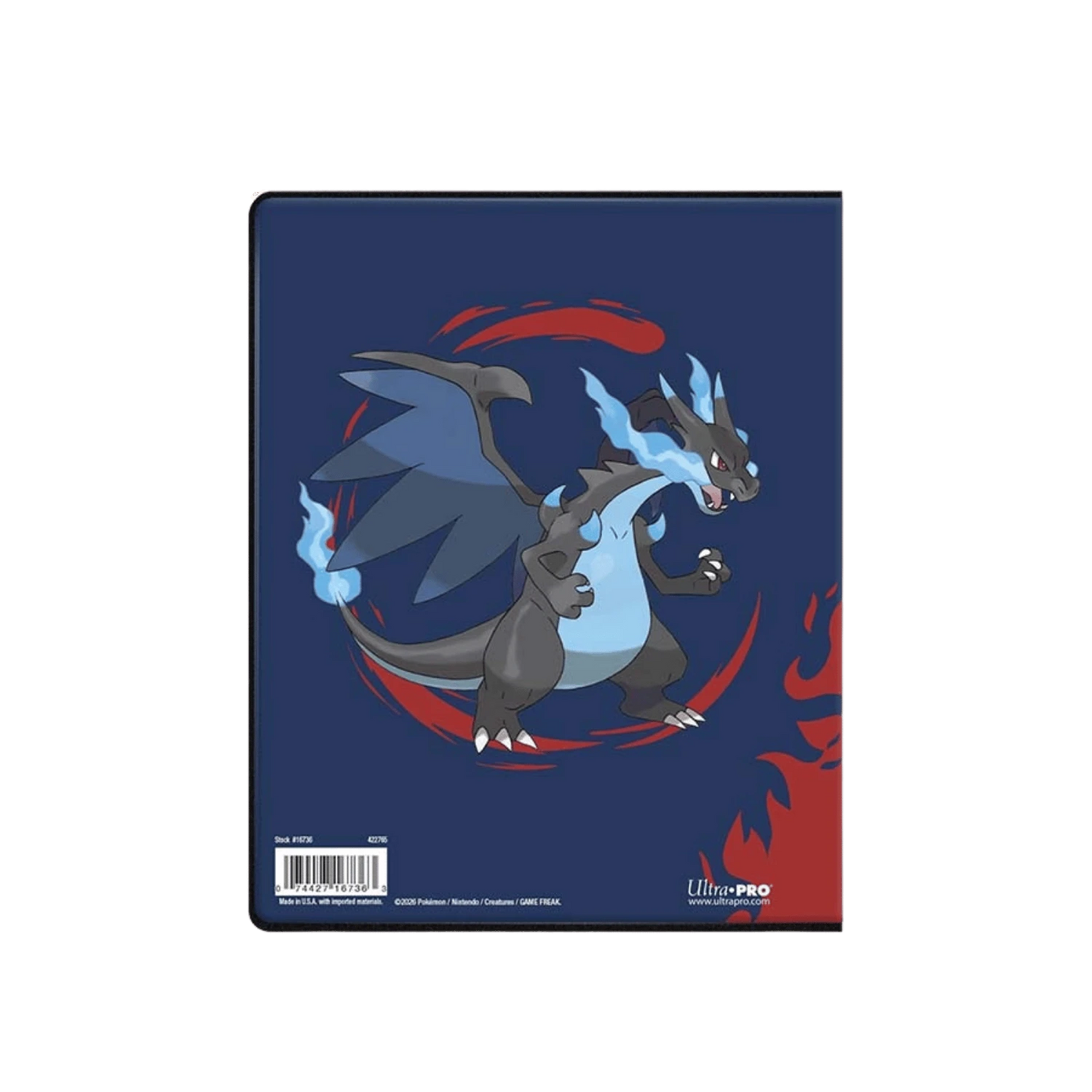Pokemon - Ultra Pro 4 Pocket Portfolio Mega Charizard X & Mega Charizard Y