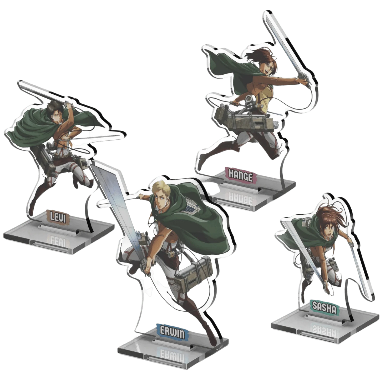 Attack on Titan - Deck Building Game 2DZ Acrylic Standee Pack 2