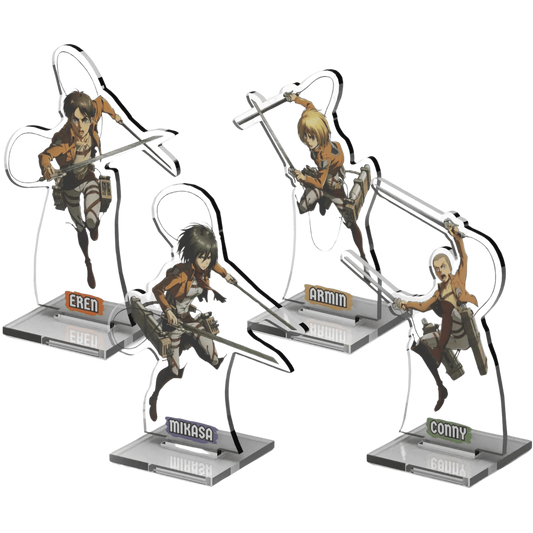 Attack on Titan - Deck Building Game 2DZ Acrylic Standee Pack 1