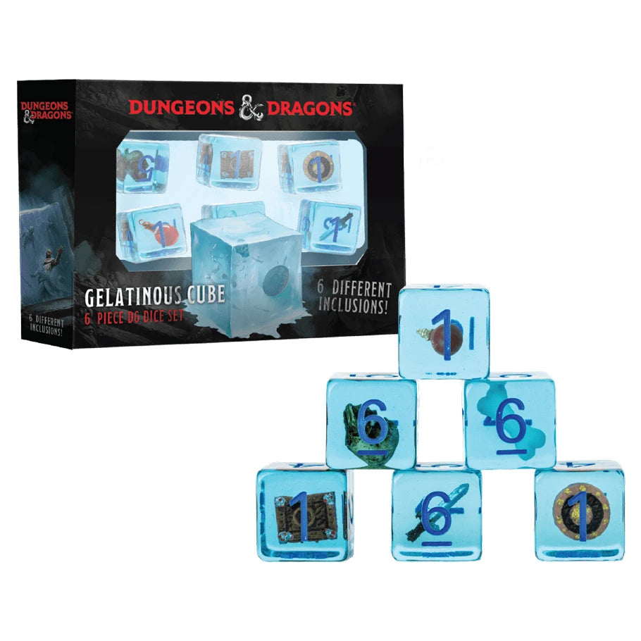 Dungeons & Dragons - Gelatinous Cube D6 6 Piece Set