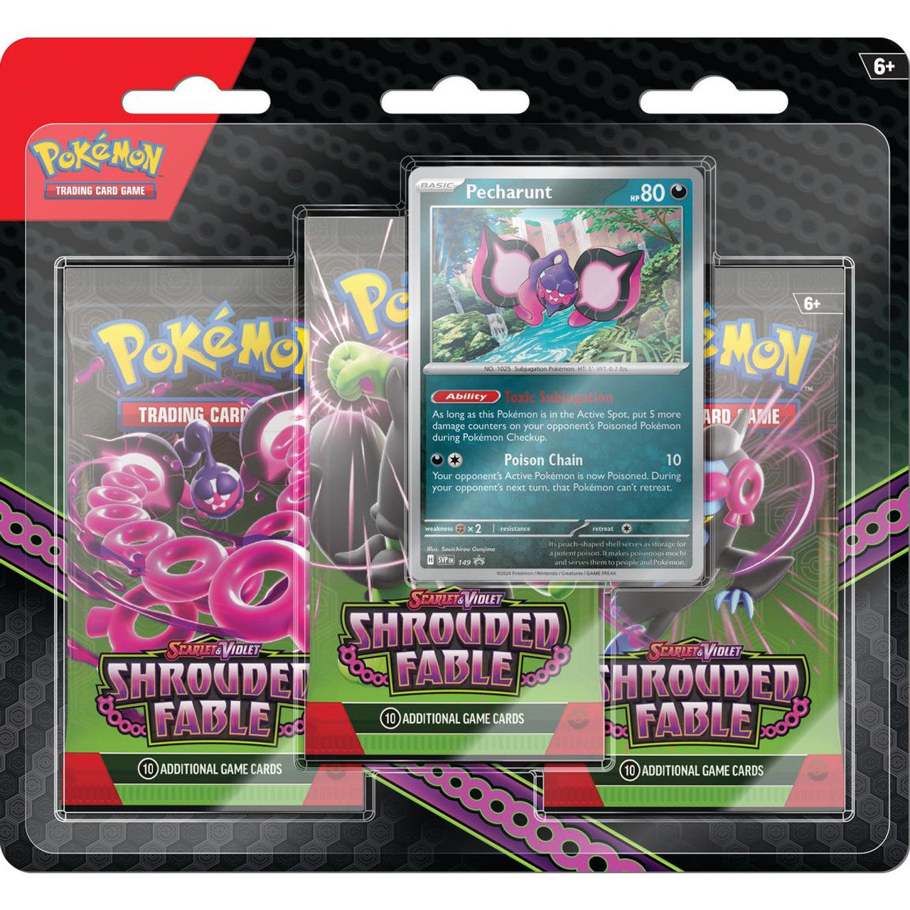 Pokemon - S&V: Scarlet & Violet Shrouded Fable 3-Pack Blister