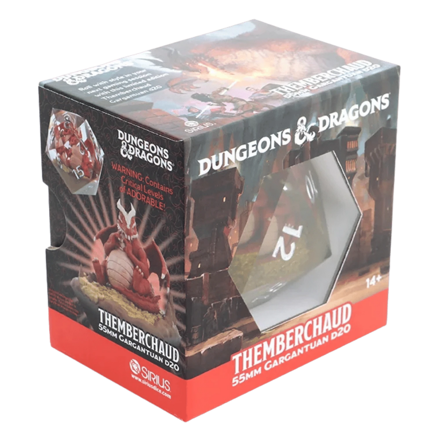 Sirius Dice: Dungeons & Dragons - Scenic 54MM D20 - Themberchaud