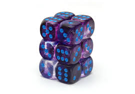 Chessex: Nebula 12D6 Nocturnal and Blue