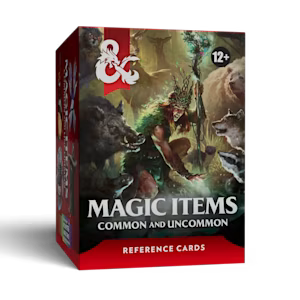Dungeons & Dragons 5E: Magic Items Common & Uncommon Reference Cards
