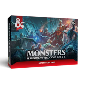 Dungeons & Dragons 5E: Monsters: Fearsome and Ferocious Reference Cards