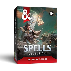 Dungeons & Dragons 5E: Spells Levels 0-1 Reference Cards
