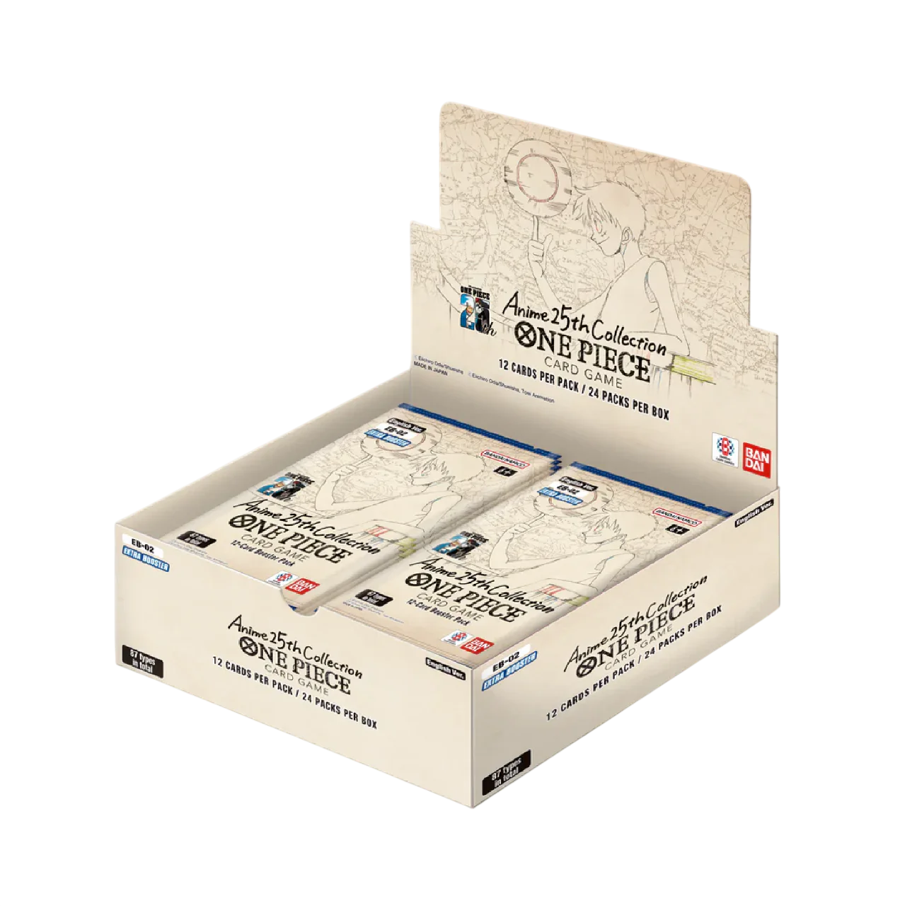 One Piece Card Game - Extra Booster: Anime 25th Collection (EB-02) Booster Box