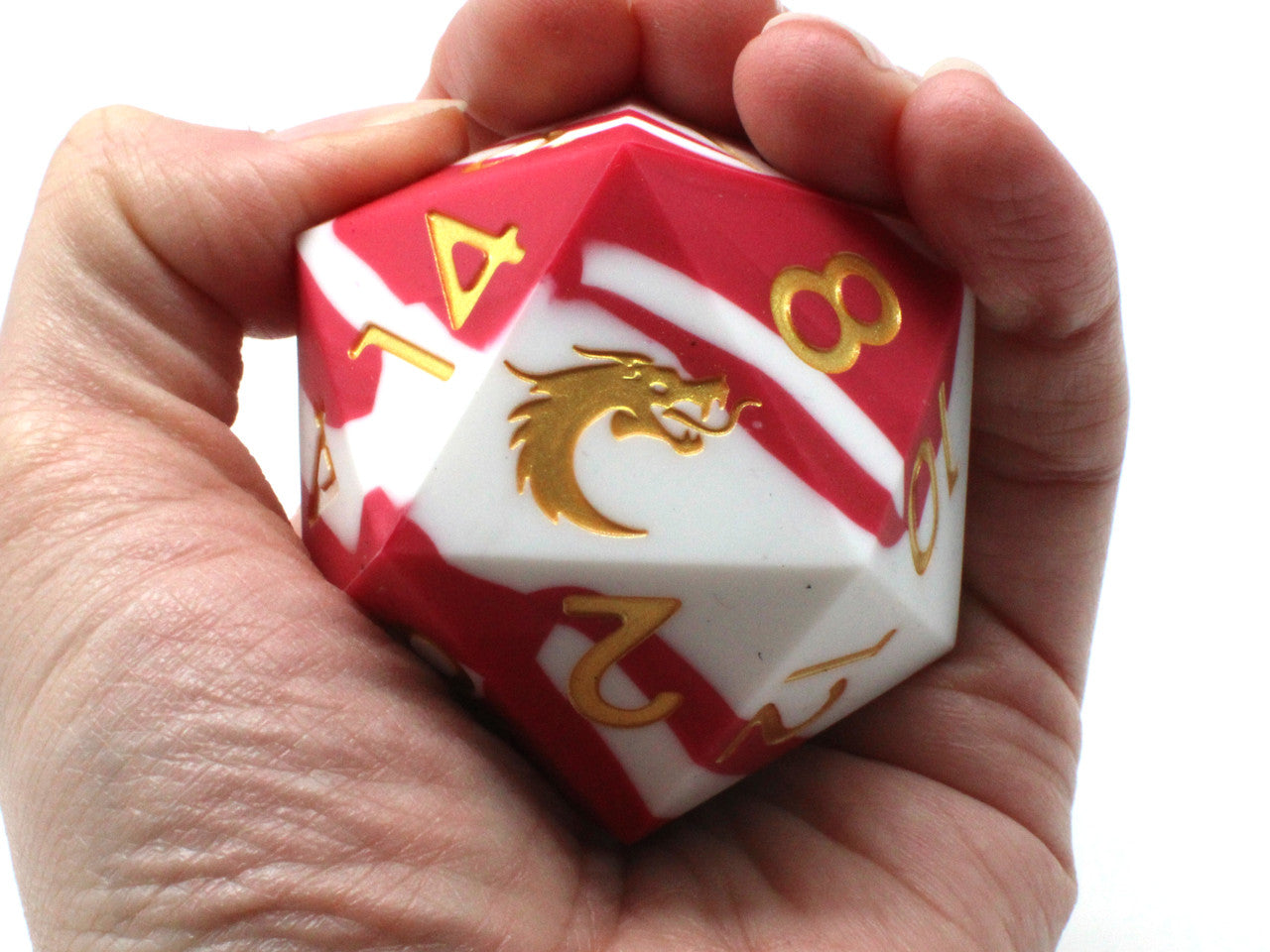 Old School Dice - Silicone 50mm D20