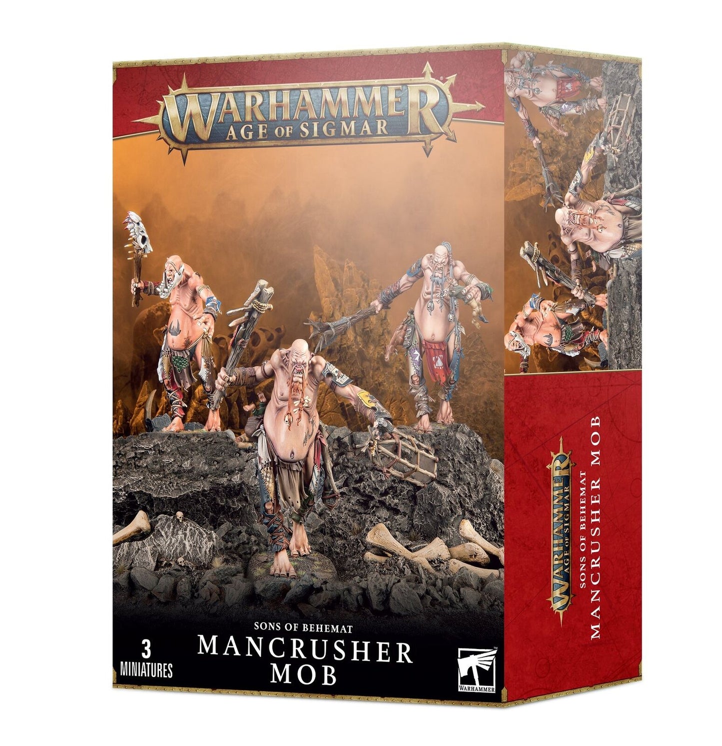 Warhammer: Age of Sigmar - [Sons of Behemat] Mancrusher Mob