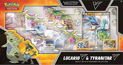 Pokemon -  Lucario V & Tyranitar V Heavy Hitters Premium Collection