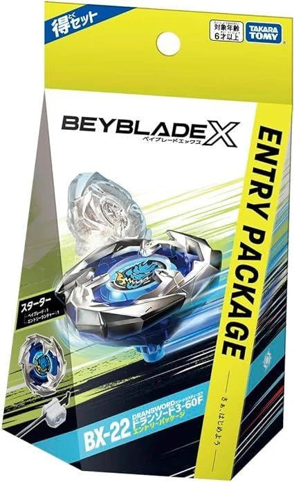 Beyblade X BX-22 Starter Dransword 3-60F Entry Package
