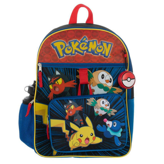 Pokemon - 5 pc Backpack Set
