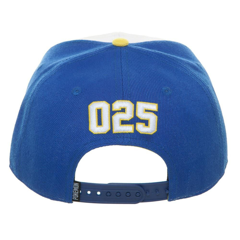 Pikachu Colorblock Image Pokemon - Pikachu Colorblock Flat Bill Snapback – John's Total Ent.