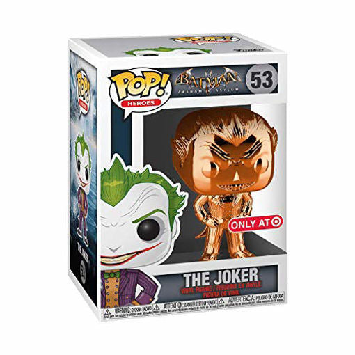 Funko POP! DC Heroes Batman: Arkham Asylum: The Joker (Orange Chrome)