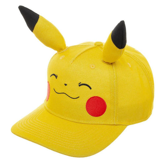 Pokemon - Pikachu Bigface Pre-Curved Snapback