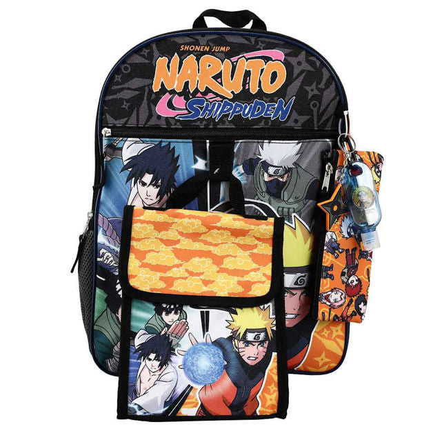 Naruto Shippuden - 5 pc Backpack Set