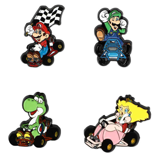 Super Mario - Classic Mario Kart Lapel Pins – John's Total Ent.