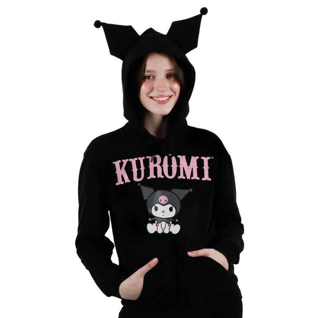 Kuromi - 3D Plush Ears Hoodie