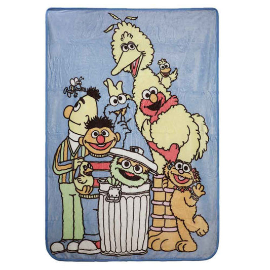 Sesame Street Characters Fleece Throw Blanket