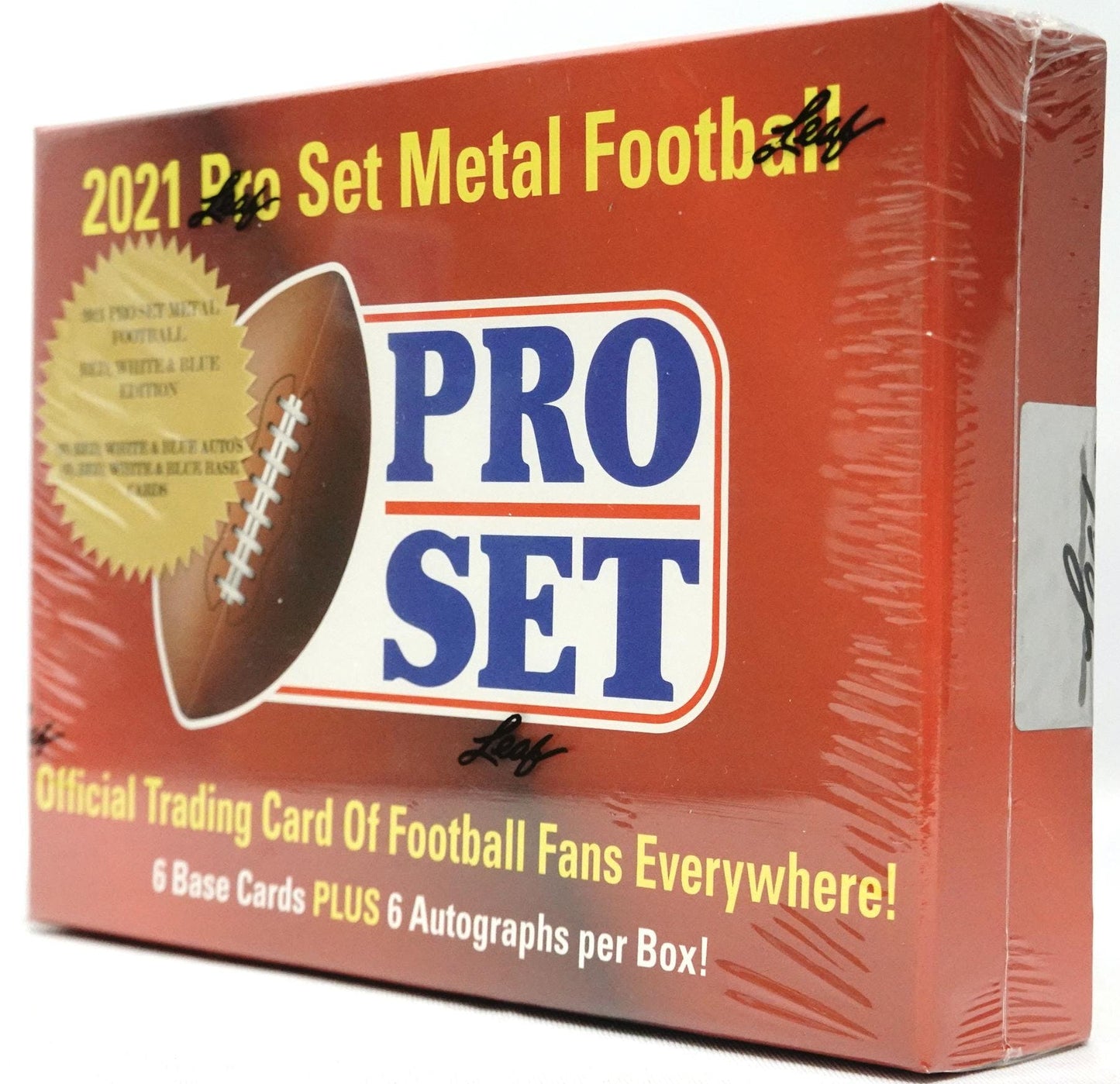 2021 Leaf Pro Set Metal Hobby Box | 6 Autos per Box