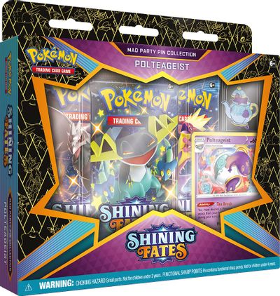 Pokemon - Shining Fates Mad Party Pin Collections