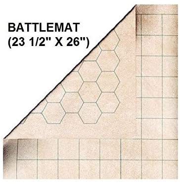 Chessex Role Playing Play Mat: Battlemat Double-Sided Reversible Mat for RPGs and Miniature Figure Games