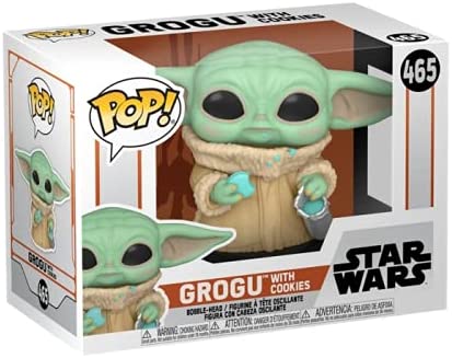 POP Funko Star Wars: The Mandalorian - The Child, Grogu with Cookie