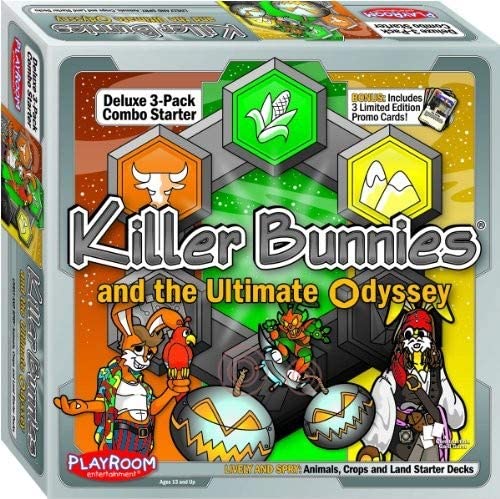 Killer Bunnies Odyssey 3-Pack Combo Starter Deck - Lively and Spry