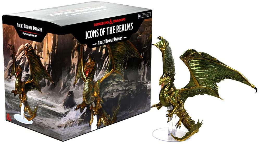 D&D - Icons of The Realms: Premium: Adult Bronze Dragon