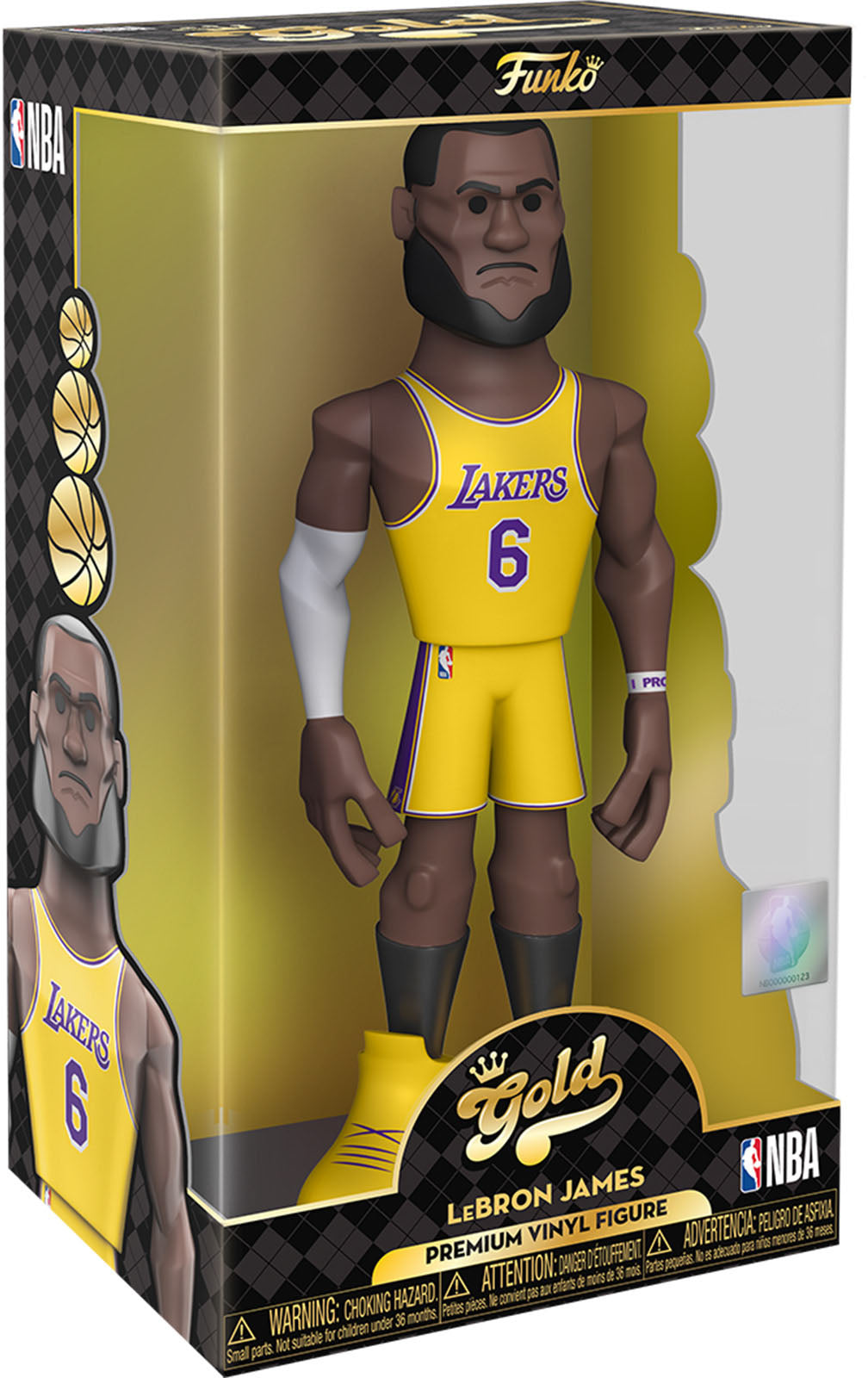Funko POP! NBA Gold 12": Lakers - Lebron James