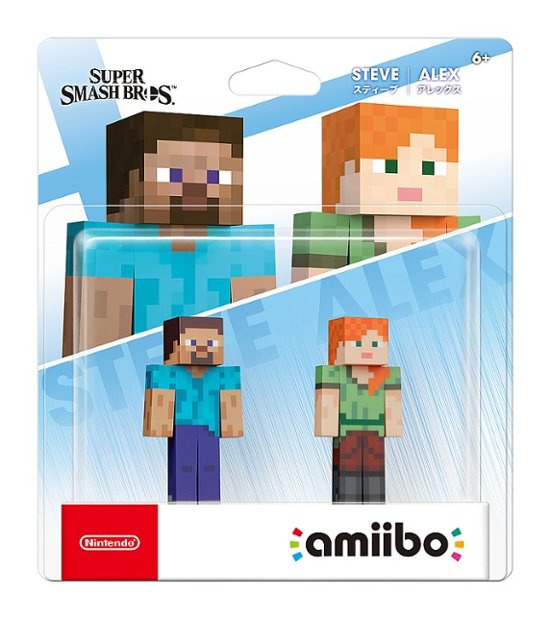 Nintendo Amiibo - Steve + Alex: Smash Bros 2-Pack