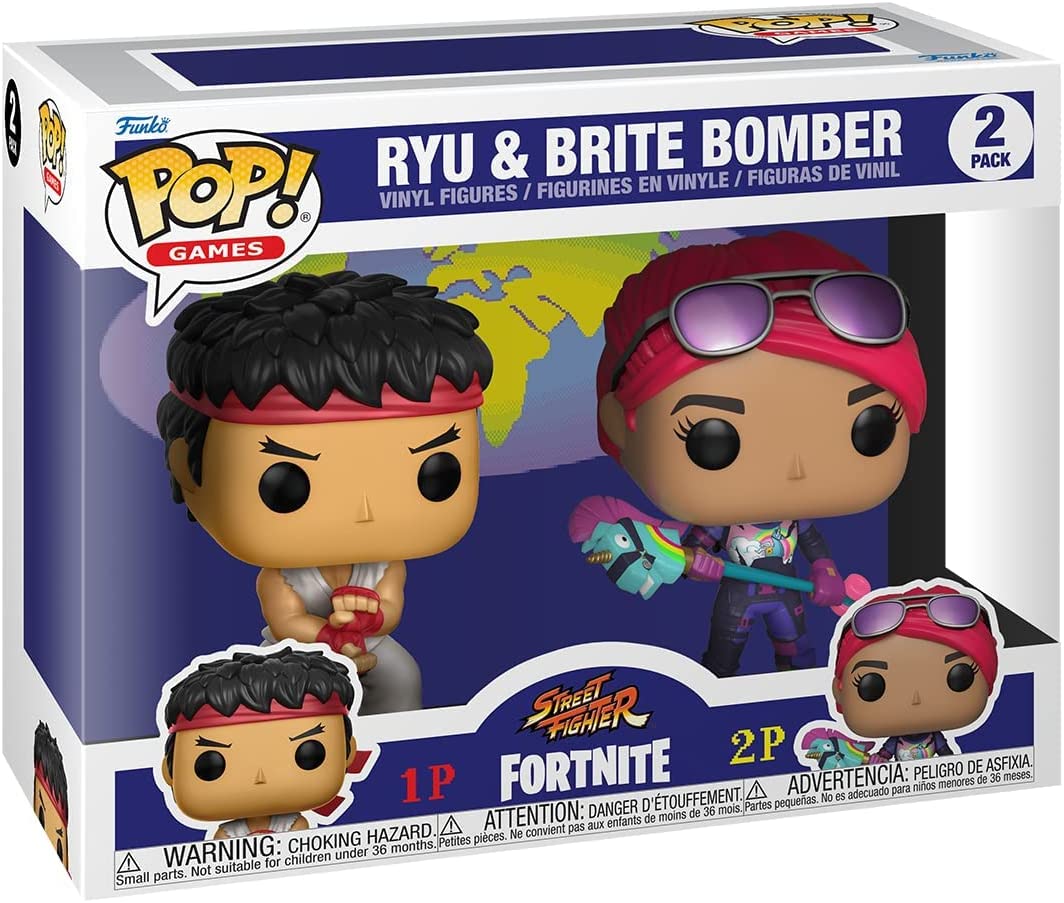 Funko POP - Fortnite: Ryu and Brite Bomber 2 Pack