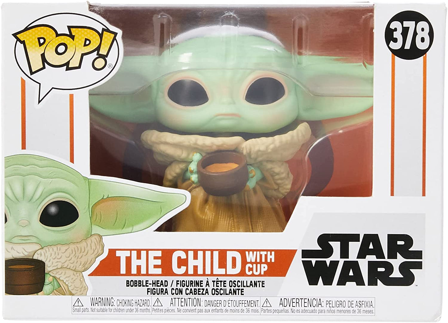 Funko Pop! Star Wars: The Mandalorian - The Child with Cup Vinyl Bobblehead