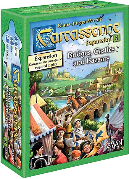 Carcassonne Bridges, Castles & Bazaars Board Game EXPANSION 8