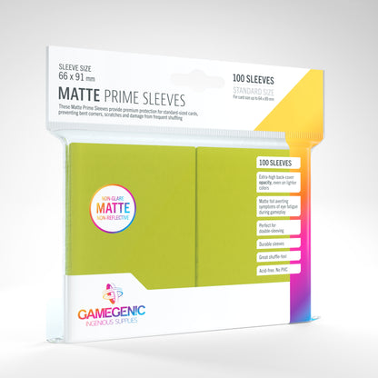 GAMEGENIC - Matte Prime Sleeves (100 ct)
