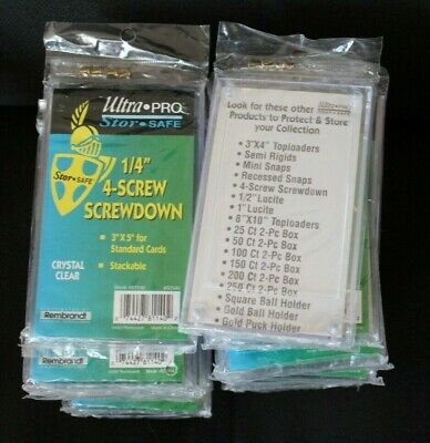 Ultra Pro - Stor Safe - 1/4" 4-Screwdown Standard Card Protective Case