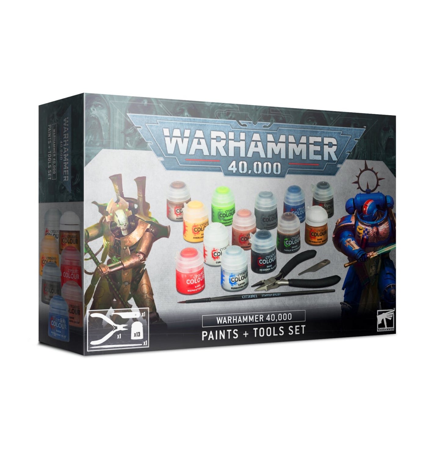 Warhammer: 40k - Paints + Tool Set