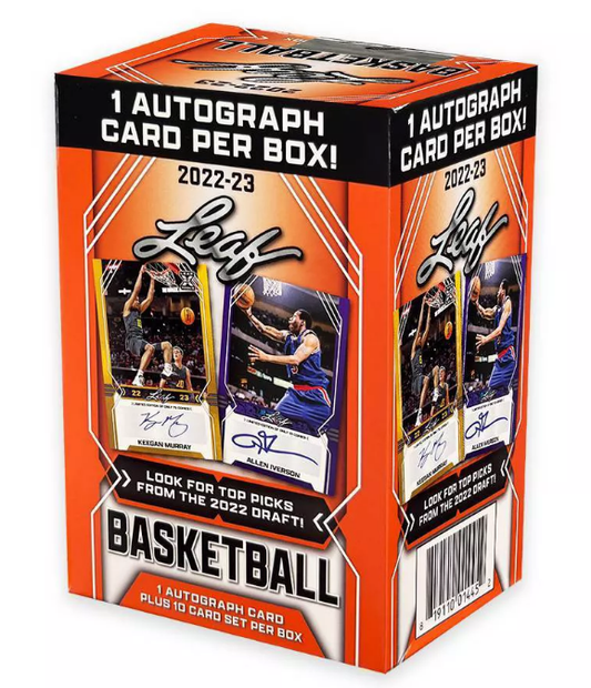 2022-23 Leaf Basketball Trading Card Blaster Box