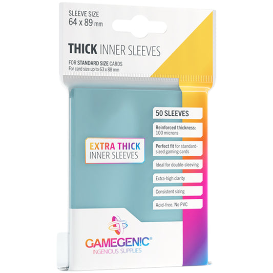 GAMEGENIC Thick Inner Sleeves (50 ct)