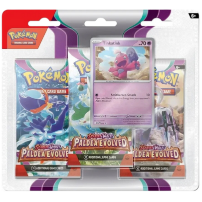 Pokemon - Scarlet & Violet: Paldea Evolved 3 Pack Blister