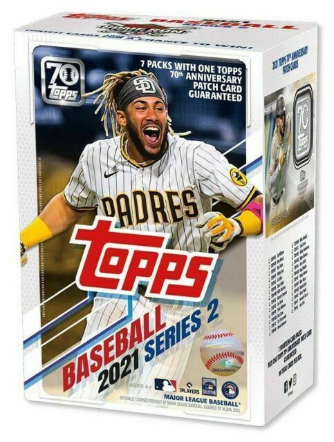 2021 Topps Series 2 Baseball Jumbo Box (24 Packs/14 Cards: 1 Auto)